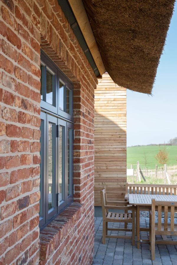 Reetdorf Geltinger Birk Atelierhaus Schilfinsel Villa Nieby  Bagian luar foto