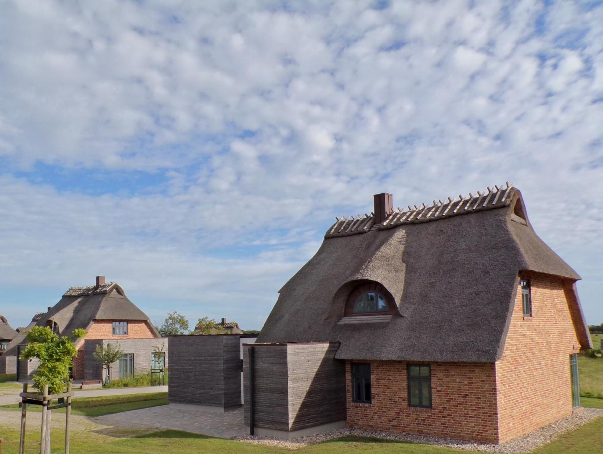 Reetdorf Geltinger Birk Atelierhaus Schilfinsel Villa Nieby  Bagian luar foto